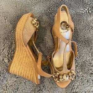 Beautiful gold heel shoes